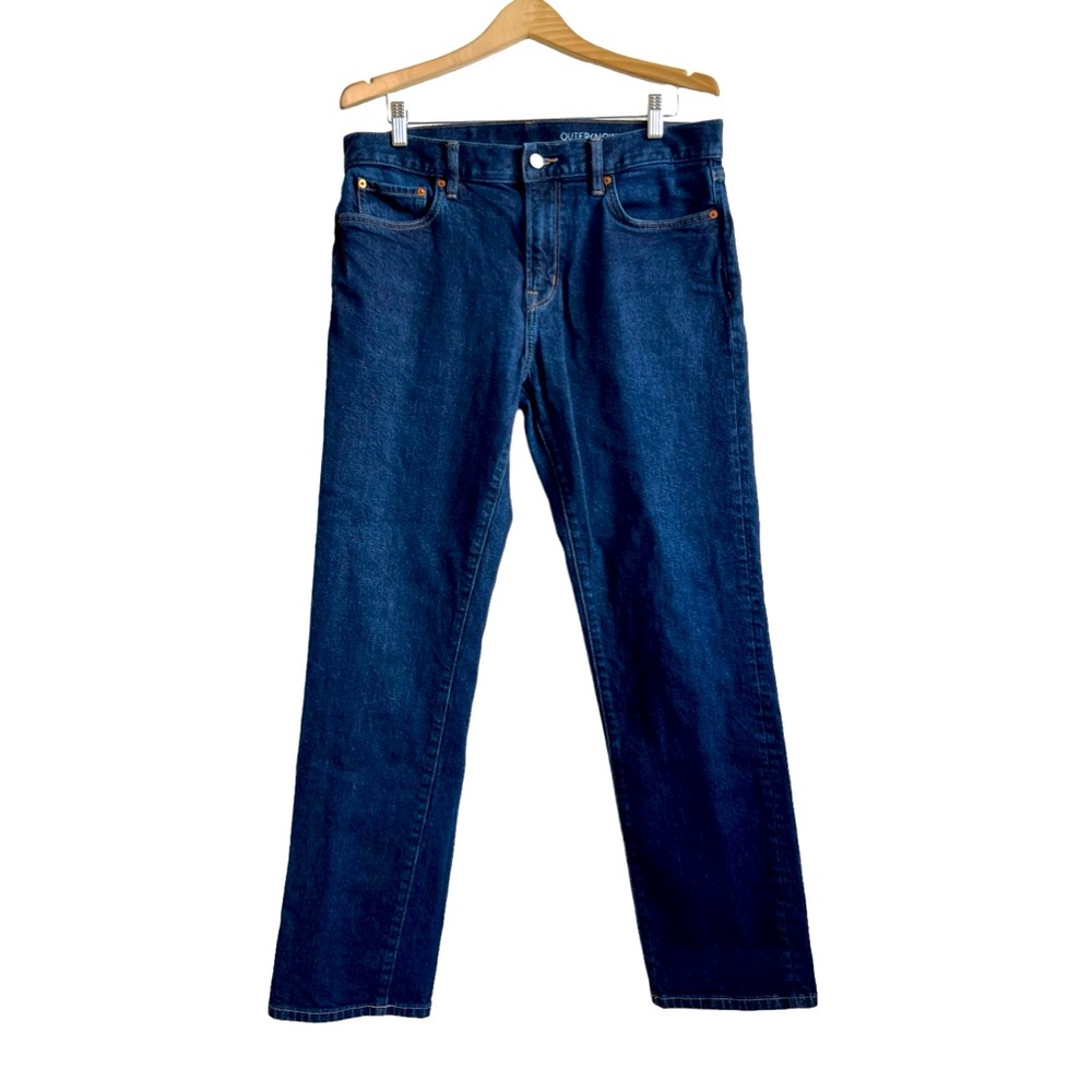Outerknown 34x32 Straight Leg Dark Wash Jeans